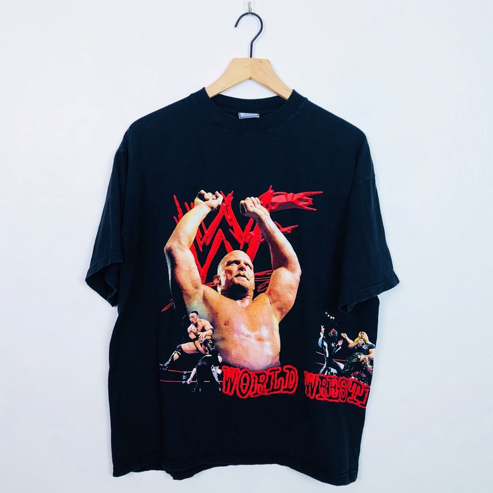 ‼️SOLD‼️1998 WWF Vintage Wrestling Rap Style Tee